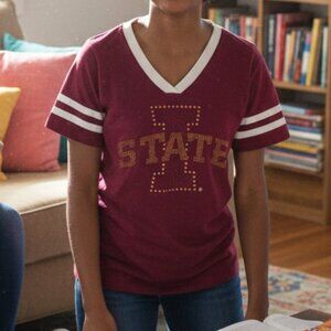 Iowa State Cyclones Sequins Top - Juniors Large